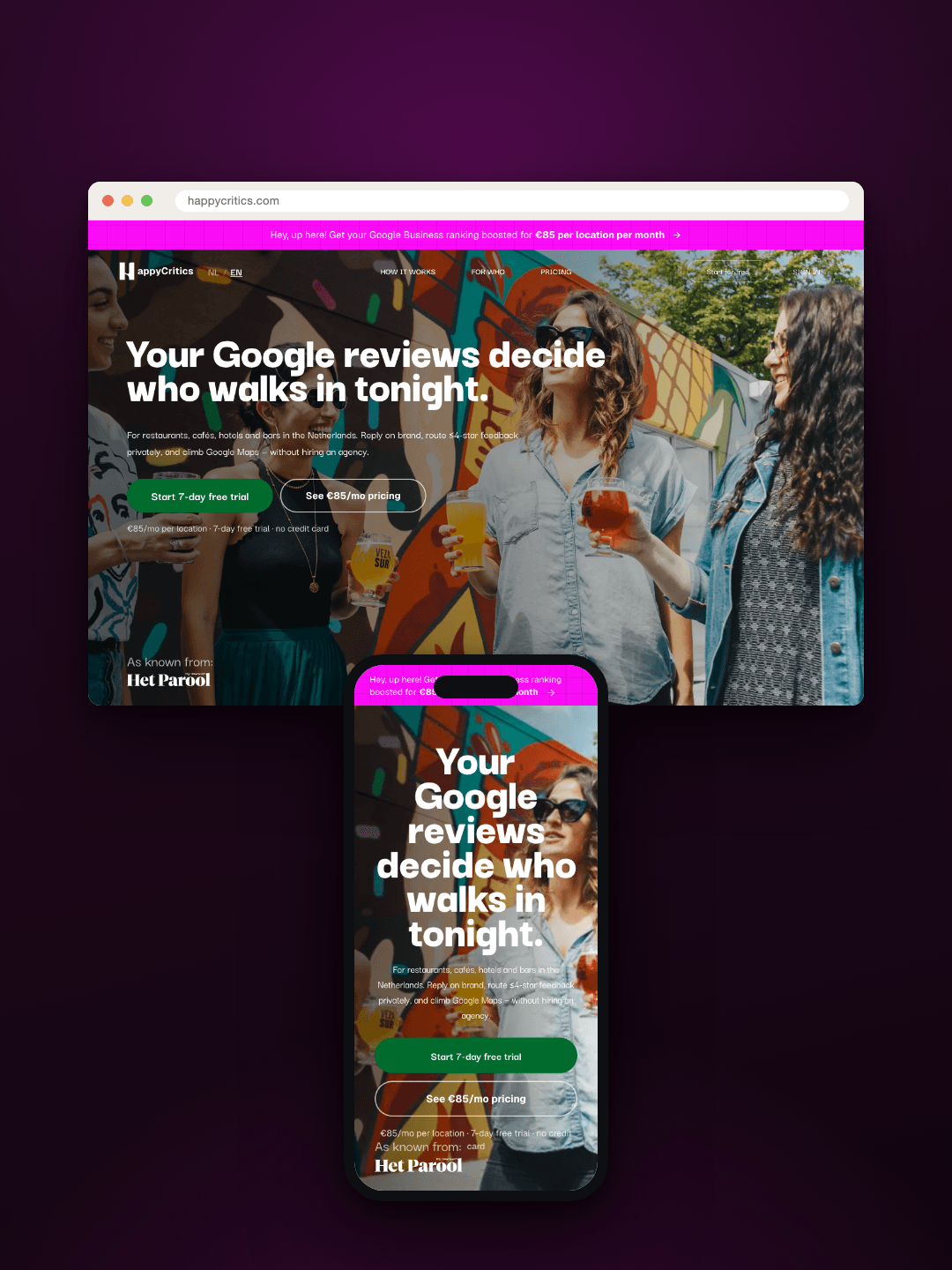 Review Platform Website